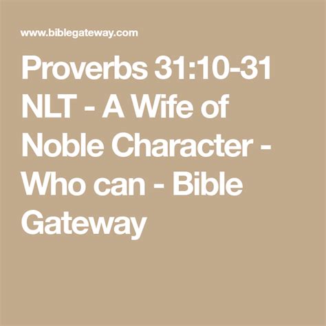 proverbs 31 bible gateway|proverbs 31 new living translation.